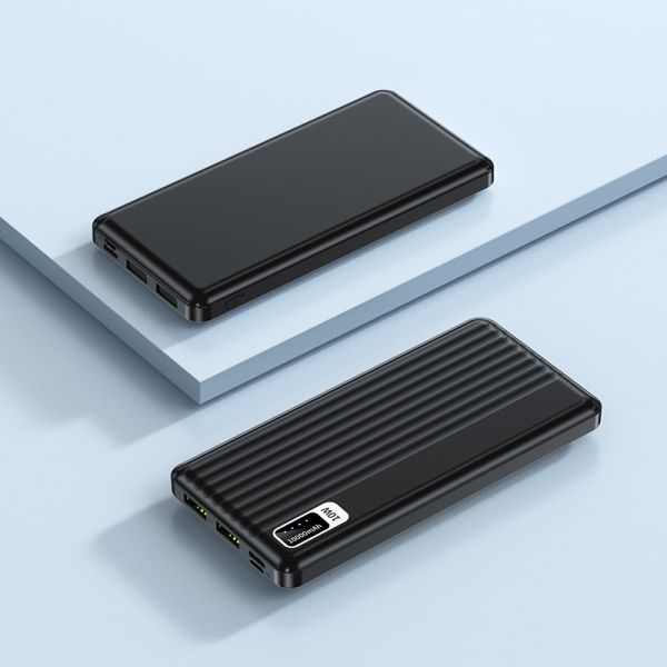 10W Output Power Micro USB Input Interface Ultra Slim 10000mah Power Bank for iPhone 15