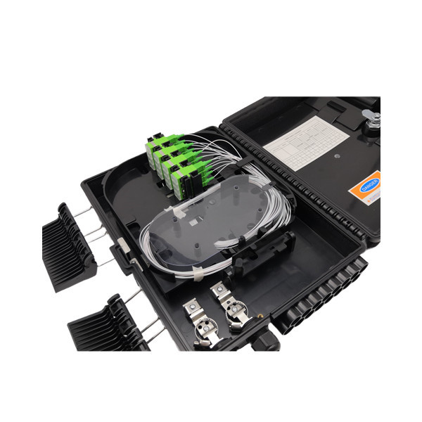 16 Core Black Carton Fiber Optic Distribution Box for FTTH Wall Mounted Terminal Box