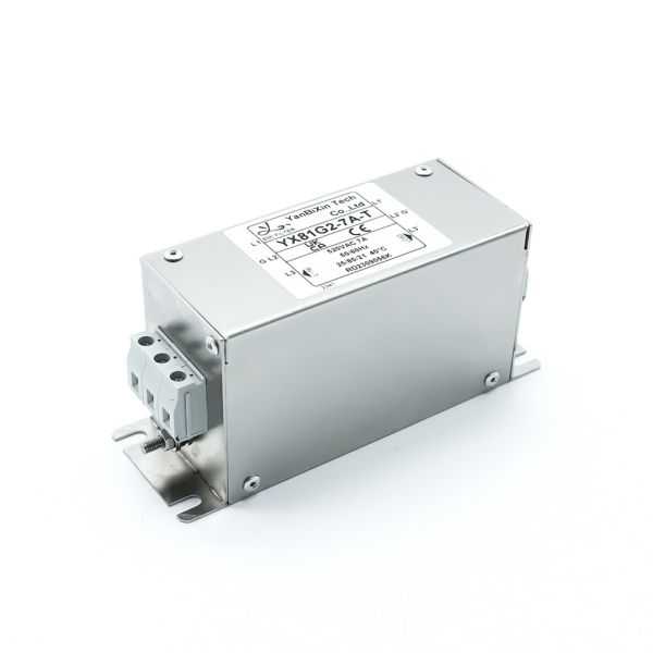 YX81G2 7A Terminal Block EMI Filter Three Phase Three Line Filter For Frequency Inverter