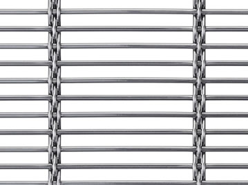 Decorative Stainless Steel Architectural Wire Mesh Crimped For Facade Cladding