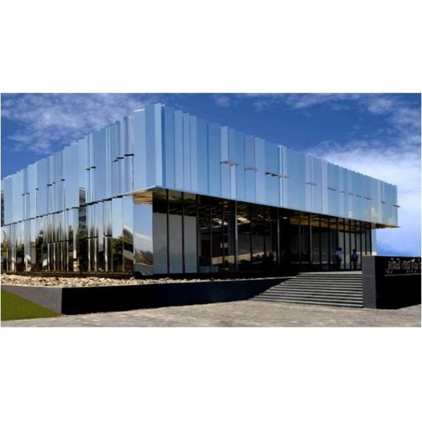 Silver Mirror Aluminum Composite Panel 1220mm Width / 4mm Thickness