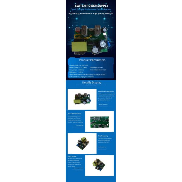 OEM ODM 5V PCB Assembling 10W PCBA Circuit Board For AC Adapter