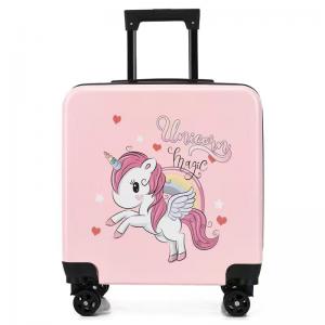 Quality Unicorn Kids Travel Luggage Durable With Adjustable Shoulder Strap for sale
