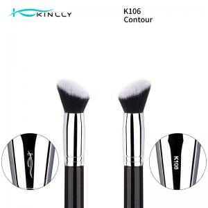 China Synthetic Hair Makeup Brush Angel Contour Copper Ferrule Face Brushes K106 on sale