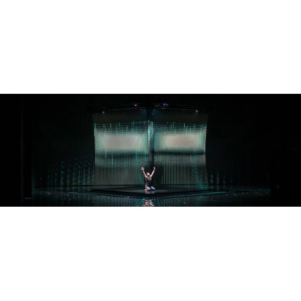 3D Holo Gauze Holographic Mesh Screen 9m Width Project Convincing Illusions