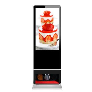 Quality 49&quot; Shoes Polisher With Digital Signage Advertising Display Screen For Supermarket for sale