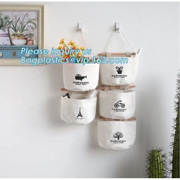wholesale prices for canvas bag with rope handles for accessaries collections, hanging bags,Rational Construction Gracef