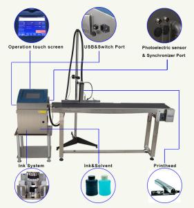 Quality Leadjet Easy Operate Dot Matrix Date Inkjet Coding Machine For Cardboard Box for sale