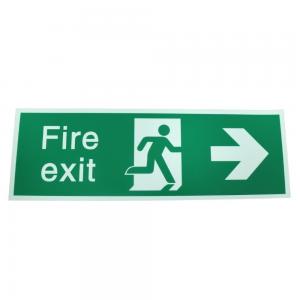 Quality Running Man Photoluminescent Safety Exit Sign For Emergency Evacuation for sale