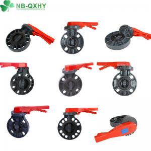 China Water Supply Control Valve Wafer Butterfly Valve with PVC Body and Free Sample Offer on sale