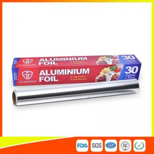 Customized Kitchen Aluminium Foil Roll Food Grade , Aluminium Wrapping Paper