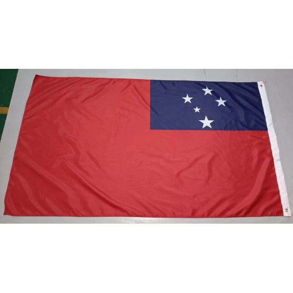 Polyester Samoa Country Flag 3X5ft CMYK Color Samoa National Flag