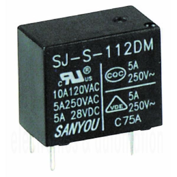 SANYOU Electronic Components SJ-S-105DM SJ-S-112DM SJ-S-124DM 4pins Normally Open Rrelay