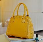2012 latest lady PU fashion handbags with rivet GED00023