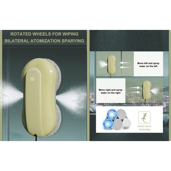 2024 Huidi 24V Anti-falling Control Robotic Window Washer with Remote App Control