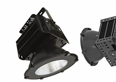 High Power Sports LED Stadium Lights 200W 300W 400W 120LM / W Super Bright