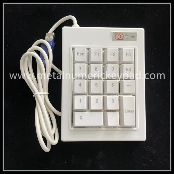 Buy White Bank Counter 1.5m Plastic Numeric Keypad Computer Numeric Keys at wholesale prices