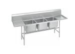 Acid / Alkali Resistant Commercial Stainless Steel Sink For Restaurant /