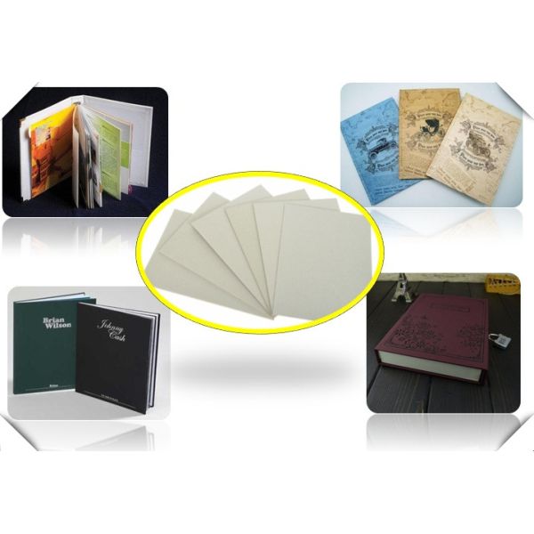 Foldable and anti bending Book Binding Grey Paper Board for hard book cover
