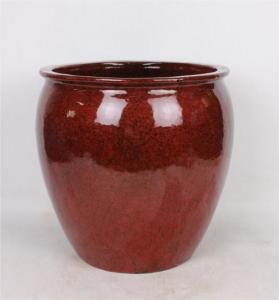 China Ceramic Hand Made Outdoor Glazed Plant Pots 13.5'' 18'' 23'' on sale