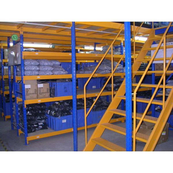 High Space Utilization Multi-Layers Mezzanine Storage Systems