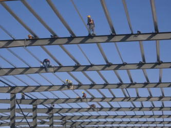 Waterproof Light Steel Frame Buildings Commercial Building Showing Room