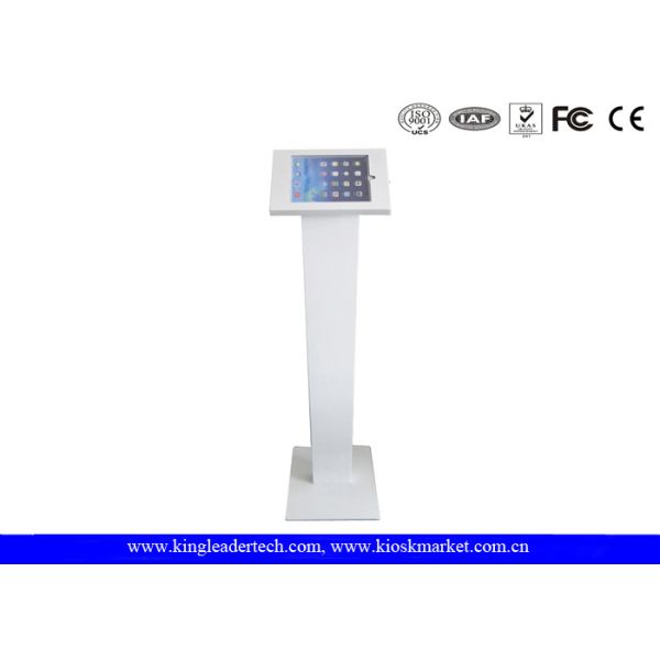 Freestanding iPad Kiosk Stand Enclosure With Lockable Mechanism Design