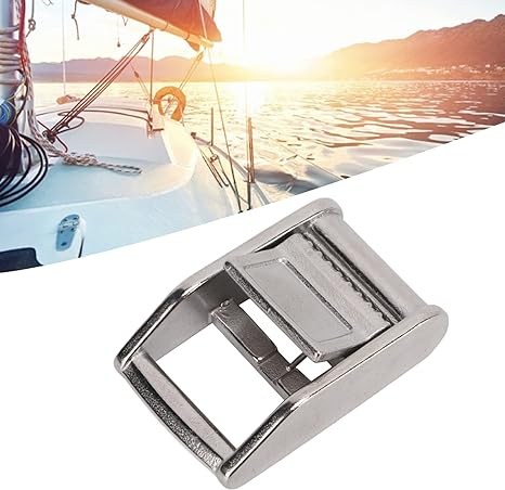 Marine Hardware Rigging SS304 Webbing Cam Buckle with Polished Finish Stainless Steel