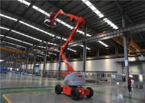 Quality Diesel Straight Boom lift 40% Gradeabilit 75L Auxiliary Reservoir Capacity for sale