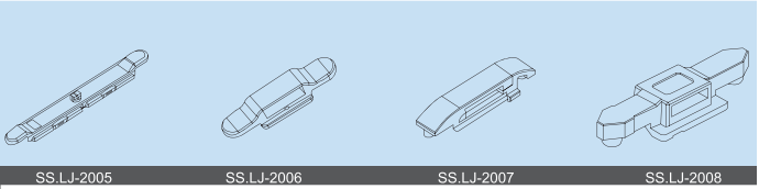 Sliding Glass Door Lock Window Door Accessories With Powder Painted Surface Treatment